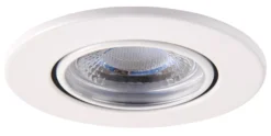 LAP Cosmoseco Tilt Fire Rated LED Downlight White 5.8W 450lm 10 Pack -Fashion Lamps 114PP A2