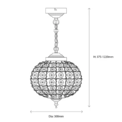 Quay Design Timura Ceiling Pendant Antique Brass -Fashion Lamps 119VG A7