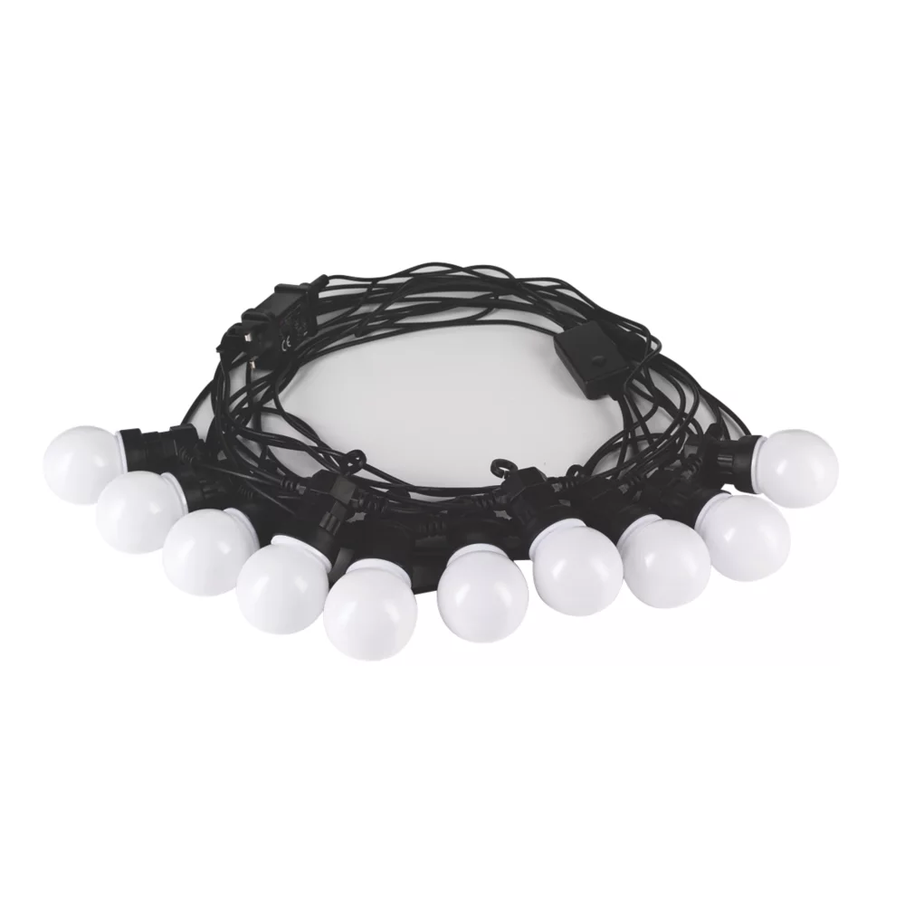 TCP 10m Outdoor LED Festoon RGB Bluetooth Lights 4.5W 56lm 2 TCP 10m Outdoor LED Festoon RGB Bluetooth Lights 4.5W 56lm - Image 2