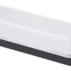 LAP Zelto Outdoor Rectangular LED Bulkhead Black 8W 850lm
