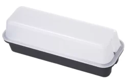 LAP Zelto Outdoor Rectangular LED Bulkhead Black 8W 850lm