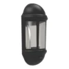 4lite Outdoor LED IP65 Wall Lantern With PIR Sensor Black 8W 400lm