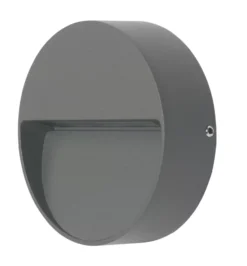 4lite Outdoor LED Surface Low-Level Wall Light Graphite 5W 128lm