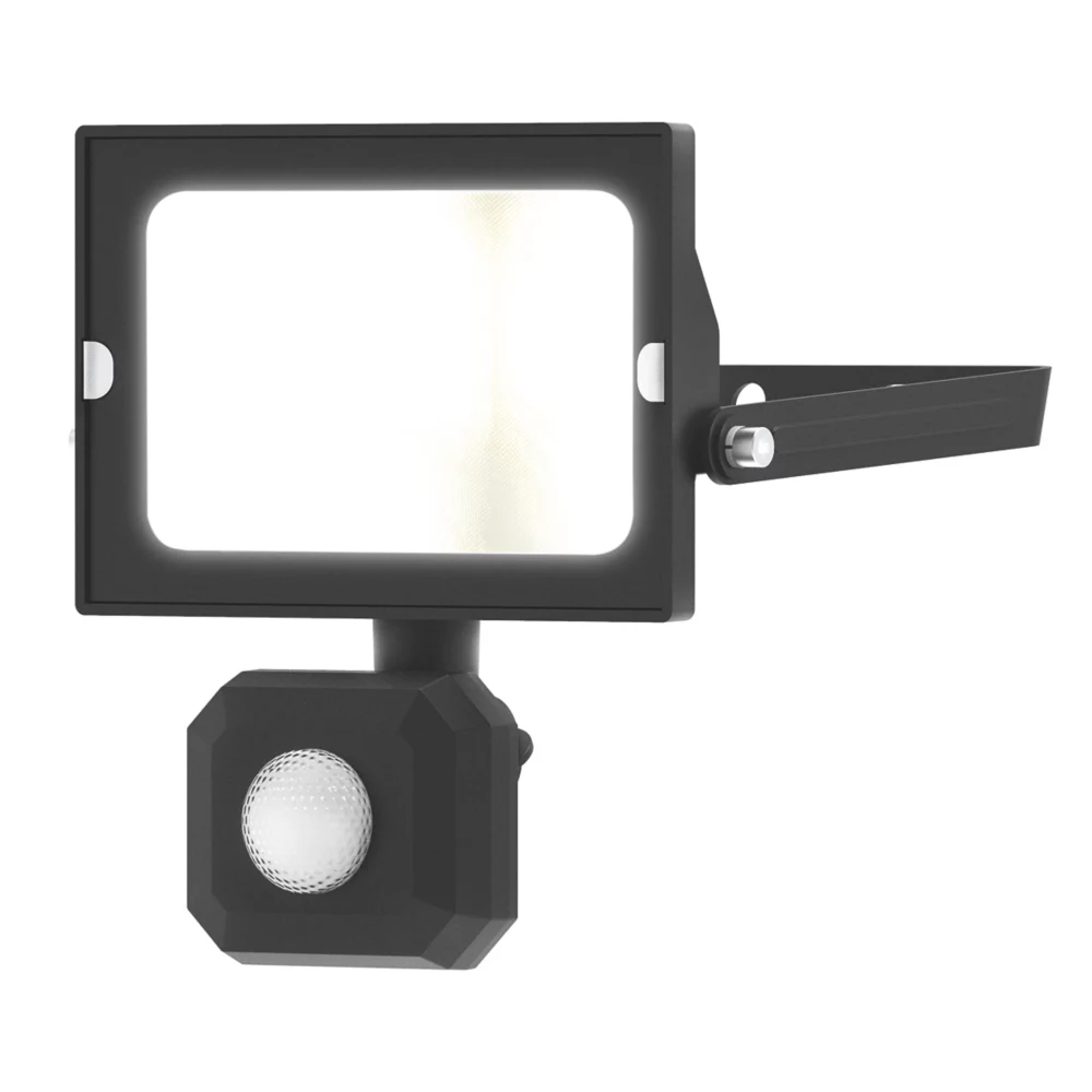 4lite Advantage Outdoor LED Floodlight With PIR Sensor Black 20W 1700lm 2 4lite Advantage Outdoor LED Floodlight With PIR Sensor Black 20W 1700lm - Image 2