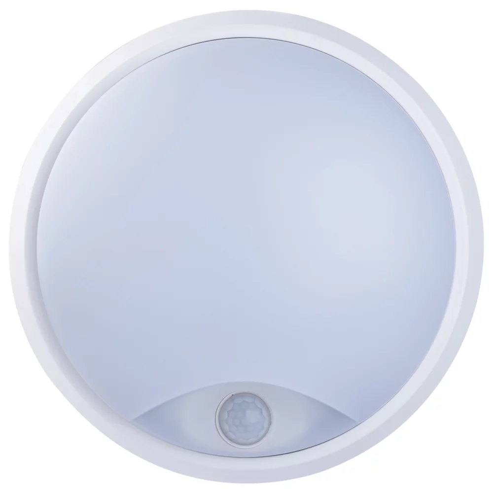 Luceco Eco Indoor & Outdoor Round LED Bulkhead With PIR Sensor Black / White 10W 700lm 3 Luceco Eco Indoor & Outdoor Round LED Bulkhead With PIR Sensor Black / White 10W 700lm - Image 3