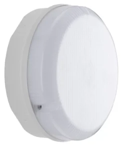 Luceco Outdoor Round LED Bulkhead White 9W 1150lm