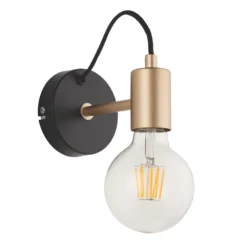 Quay Design Toby Wall Light Soft Gold -Fashion Lamps 166VG A3