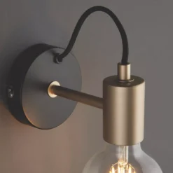 Quay Design Toby Wall Light Soft Gold -Fashion Lamps 166VG A4