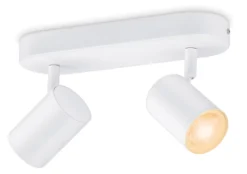 WiZ Imageo RGB & White LED Wifi-Connected 2 Adjustable Spotlights White 10W 690lm