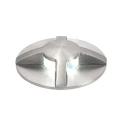 Essentials Binnacle 60mm Outdoor LED Deck Light Kit Stainless Steel 3W 4 X 15lm 4 Pack -Fashion Lamps 1782J A4