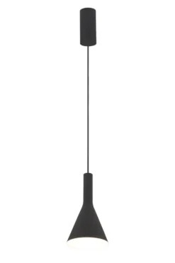 4lite LED Decorative Dimmable Pendant Black 10W 452lm