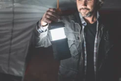 Nebo Big Poppy Rechargeable LED Flashlight & Lantern With Power Bank Grey 300lm -Fashion Lamps 193KX A4