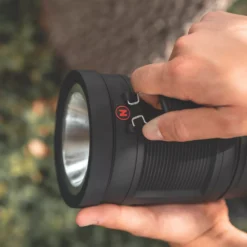 Nebo Big Poppy Rechargeable LED Flashlight & Lantern With Power Bank Grey 300lm -Fashion Lamps 193KX A5