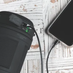 Nebo Big Poppy Rechargeable LED Flashlight & Lantern With Power Bank Grey 300lm -Fashion Lamps 193KX A7