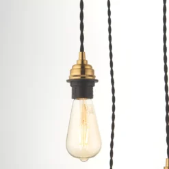 Quay Design Cable Set 3-Light Cable Set Pendant Antique Brass -Fashion Lamps 199VG A4