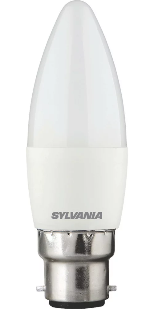 Sylvania ToLEDo BC Candle LED Light Bulb 806lm 6.5W 1 Sylvania ToLEDo BC Candle LED Light Bulb 806lm 6.5W