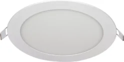 Luceco ECO Circular Fixed LED Low Profile Slimline Downlight White 17W 960lm