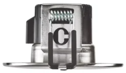 Collingwood DT4 Fixed Fire Rated LED Downlight Brushed Steel 4.6W 460lm -Fashion Lamps 213CF A3