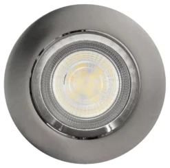 LAP Tilt LED Downlight Brushed Nickel 4.5W 400lm -Fashion Lamps 222PP A2