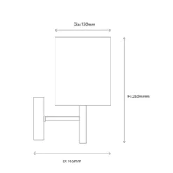 Quay Design Sophia Wall Uplight Antique Brass -Fashion Lamps 227VG A7