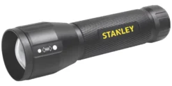 Stanley LED Aluminium Flashlight Black 300lm
