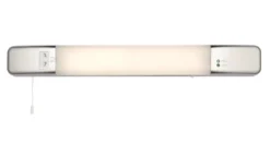 Essentials Dual Voltage LED Shaver Light Chrome-Effect 7W 480lm -Fashion Lamps 243PP A3