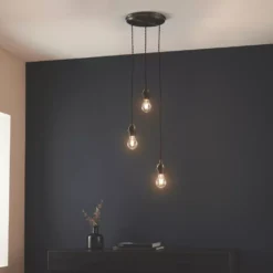 Quay Design Cable Set 3-Light Cable Set Pendant Brushed Bronze