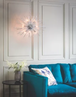 Quay Design Layla LED Ceiling Light Chrome 18W 200lm -Fashion Lamps 243VH A6