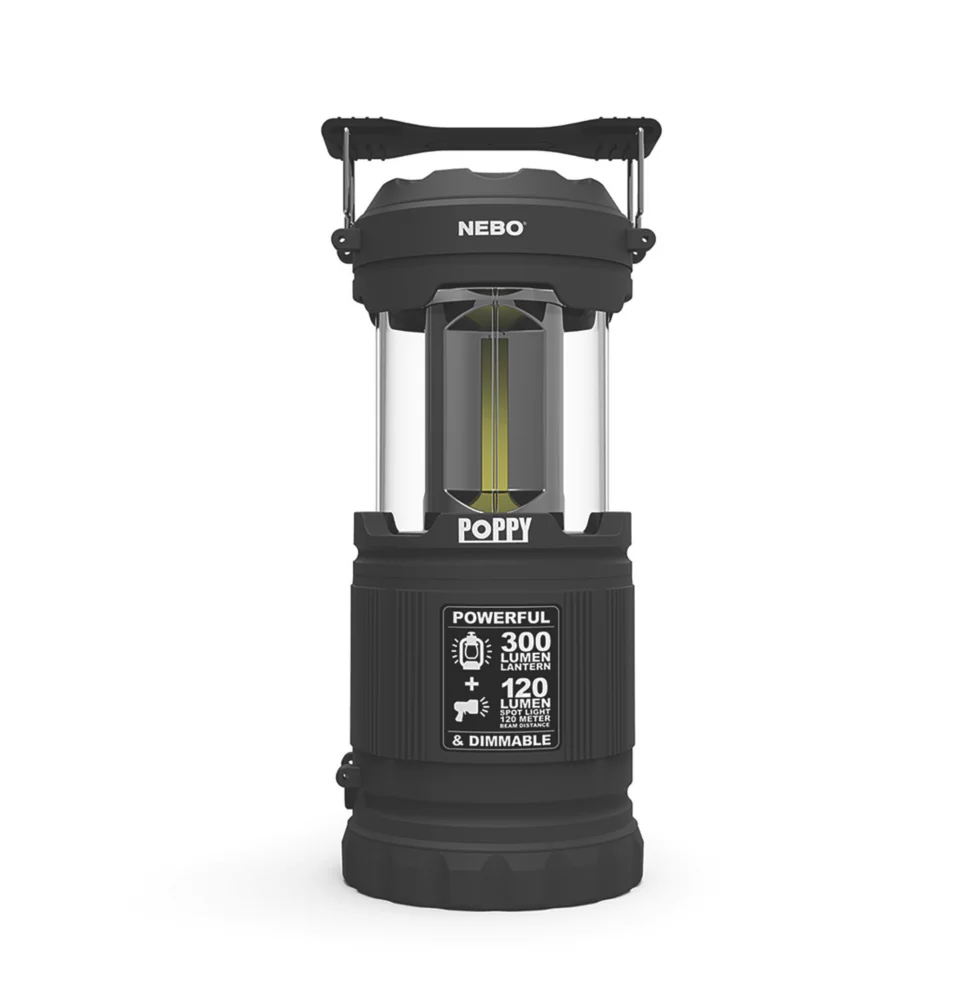 Nebo Poppy LED Lantern/Torch Black 300lm 4 Nebo Poppy LED Lantern/Torch Black 300lm - Image 4