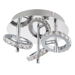 Quay Design Rico LED 3-Light Spotlight Chrome 15W 865lm -Fashion Lamps 245VG A4