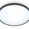 WiZ SuperSlim LED Wi-Fi Ceiling Light Black 16W 1500lm