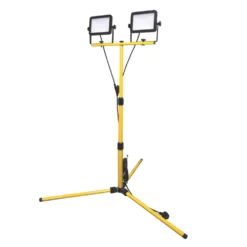 LAP LED Mains Portable Work Light With Tripod 2 X 20W 2 X 2000lm 220-240V