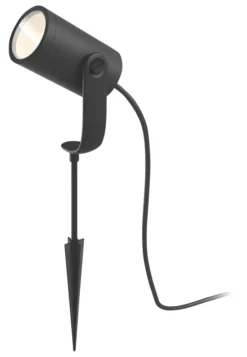 Philips Hue Lily Outdoor LED Smart Extension Spike Spotlight Black 8W 600lm