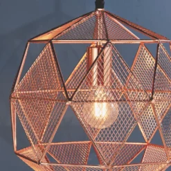 Quay Design Atlas Ceiling Pendant Copper -Fashion Lamps 263VG A3