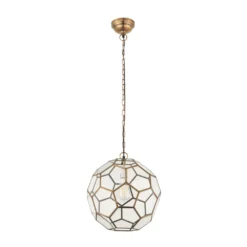 Quay Design Minkar Ceiling Pendant Antique Brass -Fashion Lamps 273VG A2