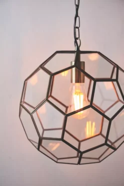 Quay Design Minkar Ceiling Pendant Antique Brass -Fashion Lamps 273VG A3