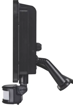 Luceco Castra Outdoor LED Floodlight With PIR Sensor Black 50W 5400lm -Fashion Lamps 285KJ A2
