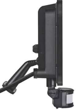 Luceco Castra Outdoor LED Floodlight With PIR Sensor Black 50W 5400lm -Fashion Lamps 285KJ A3