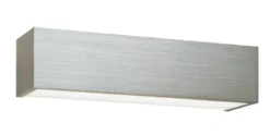Saxby Shale LED Indoor Wall Light Silver 8W 550lm