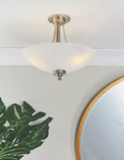 Quay Design Brooke Ceiling Light Satin Chrome -Fashion Lamps 292VG A2