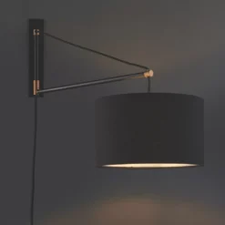 Quay Design Carter Wall Light Matt Black -Fashion Lamps 327VG A2