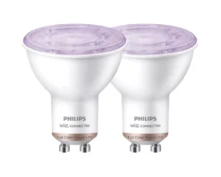 Philips GU10 RGB & White LED Smart Light Bulb 4.7W 345lm 2 Pack