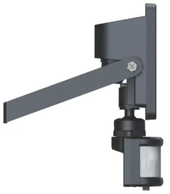 LAP Weyburn Outdoor LED Floodlight With PIR Sensor Black 20W 2000lm -Fashion Lamps 335PG A2