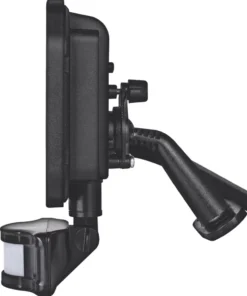 Luceco Castra Smart Outdoor LED Floodlight With PIR Sensor Black 20W 2000lm -Fashion Lamps 347KJ A2