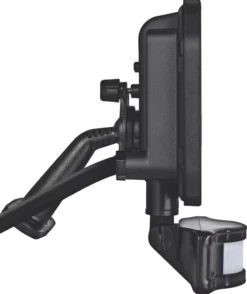 Luceco Castra Smart Outdoor LED Floodlight With PIR Sensor Black 20W 2000lm -Fashion Lamps 347KJ A3