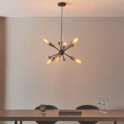 Quay Design Hansen LED Adjustable Multi-Arm Pendant Copper 12W 210lm -Fashion Lamps 349VH A6