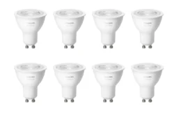 Philips Hue GU10 White LED Light Bulb 5.2W 400lm 8 Pack