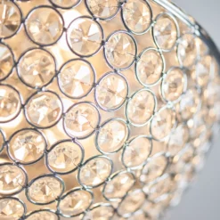 Quay Design Chrystal Bathroom Flush Light Chrome -Fashion Lamps 362VG A5