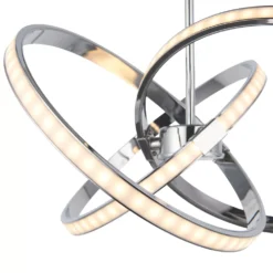 Quay Design Remi LED Semi-Flush Light Chrome 28W 1870lm -Fashion Lamps 371VG A2