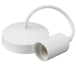 Knightsbridge 8270MW Contemporary Pendant Matt White